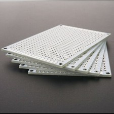 5cm x 7cm White PCB Printed Circuit Board, 5 Pack, 432 Holes, 32 Pads