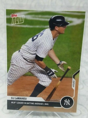 2020 Topps Now 319 DJ LeMahieu