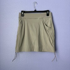 Columbia Women's Skort Omni-Shield Advanced Repellency Gray Side Cinched Pockets
