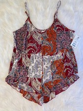 Secret Treasures Pajamas Women Size Medium Multicolored Two Piece Cami Shorts