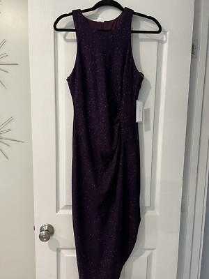 Premier Amour Purple Glitter Wedding Guest Party Dress Size 10 | eBay
