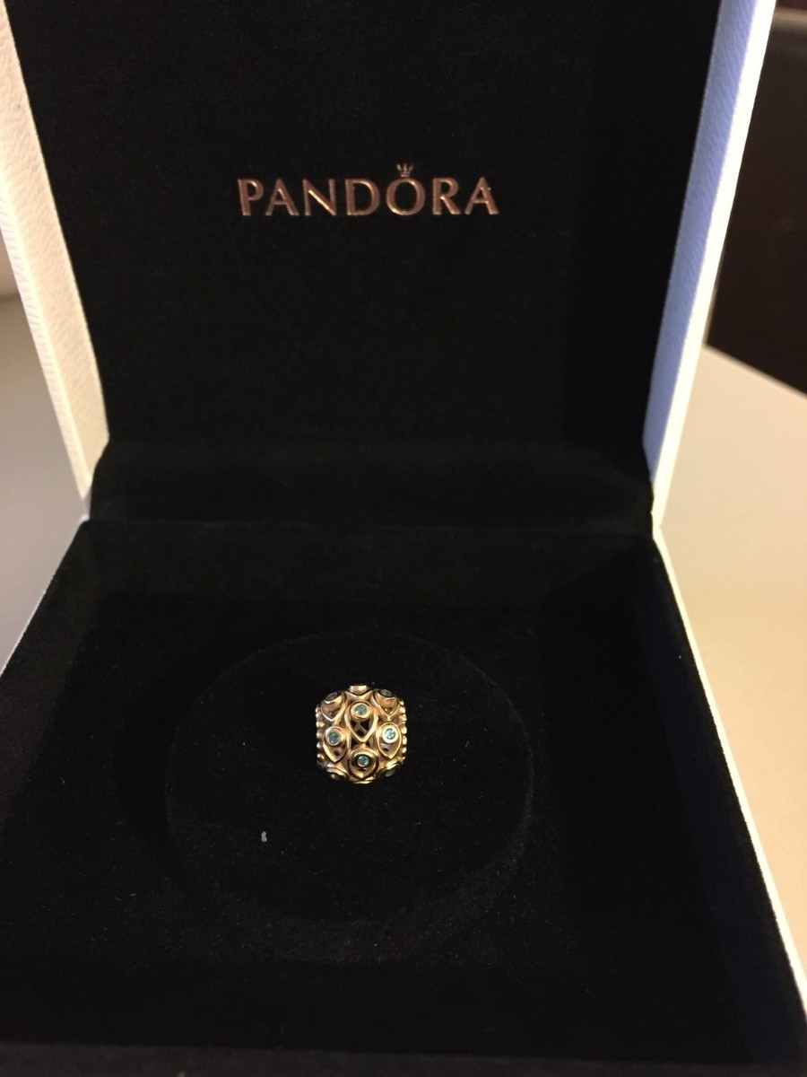 Pandora 14k Gold & Silver Charms,Palm Leaf,Black spinel, pick one