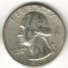 USA - 1963P - Washington ¼ $ - Silver Eagle - Low Mintage - #16616