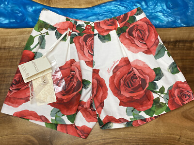 Neu, Monnalisa kurze Hose Gr. 134 / 9, weiß, Mädchen Hose, Short