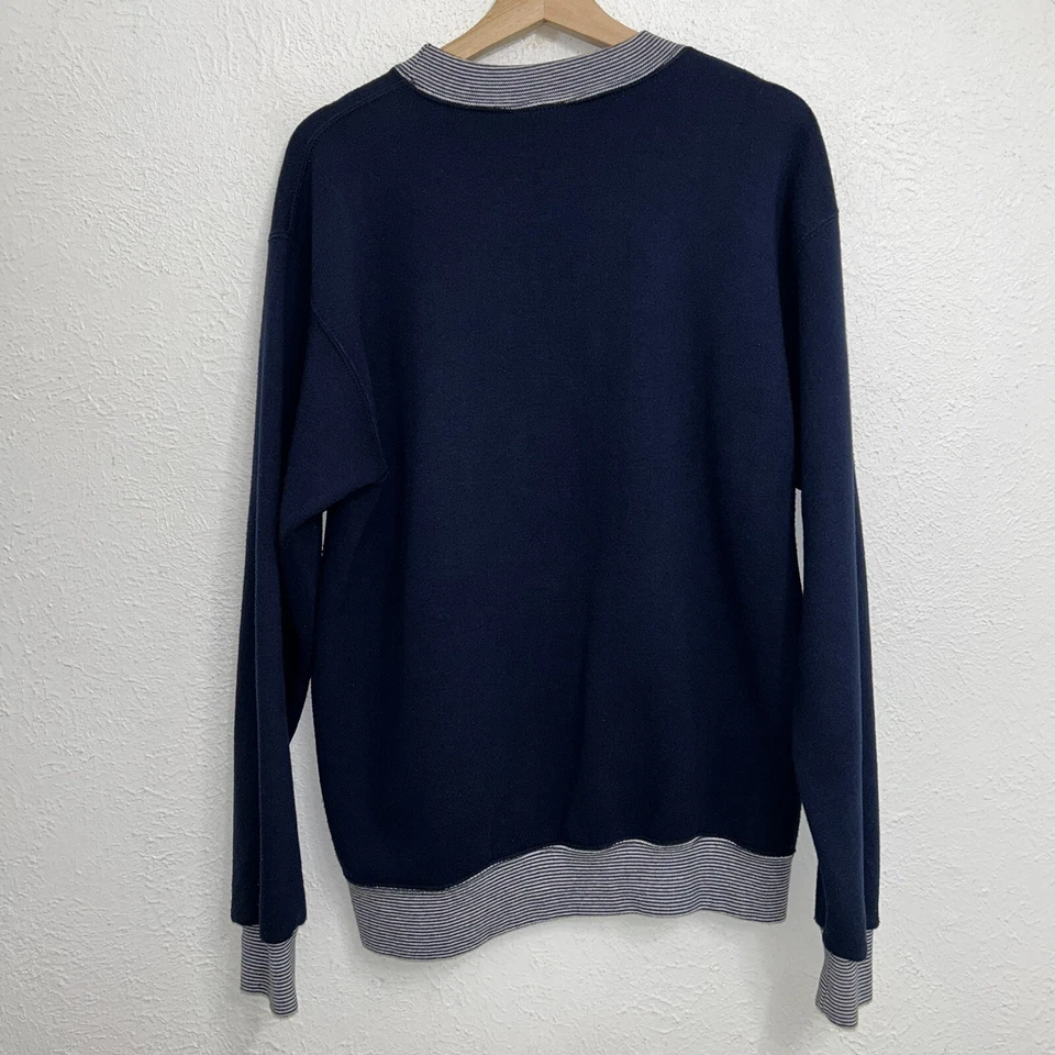 Sudadera De Colección UCLA Bruins Azul Cuello Redondo Manga Larga Hecha en EE. UU. Talla Grande Foto 2 de 4