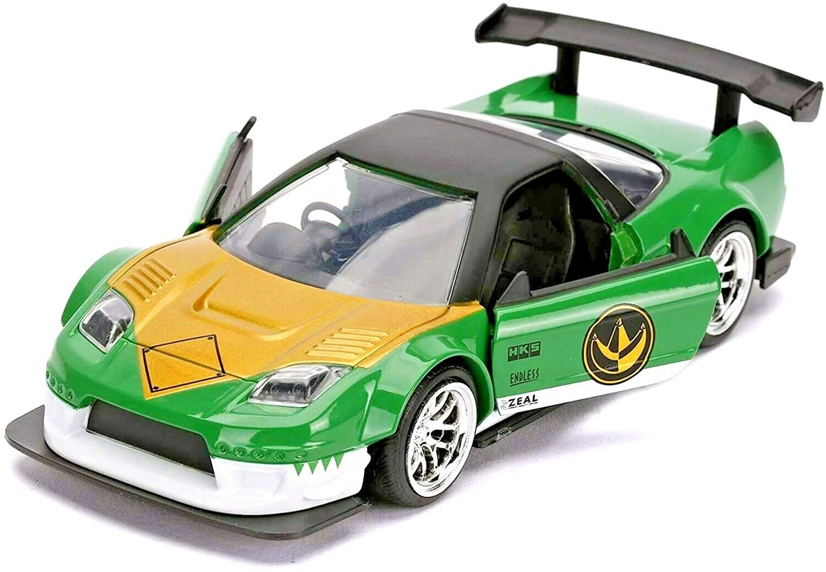 Jada Hollywood Rides Power Rangers Green 2002 Honda NSX Type-R