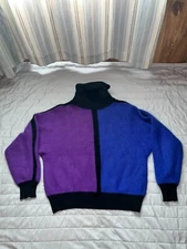 Vintage Rafaella Angora Blend Turleneck Sweater Medium