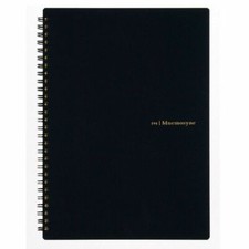 Maruman Mnemosyne B5 Basic Notebook Ruled 7mm 80 Sheets Black N194A