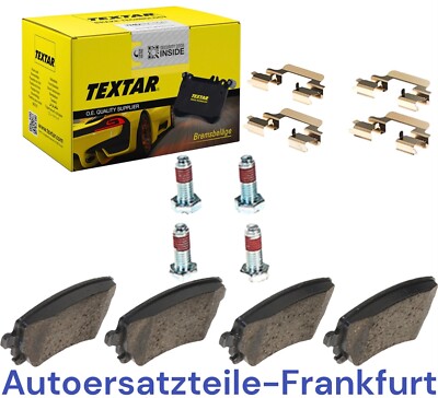 TEXTAR Bremsbeläge HINTEN AUDI A4 (B6 B7) RS A6 (C5 C6) A8 + VW T5 MULTIVAN V T6