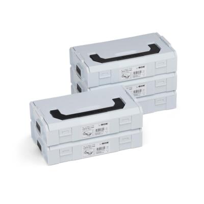 Bosch Sortimo L-Boxx Mini  5St. im Set mit grauem Deckel