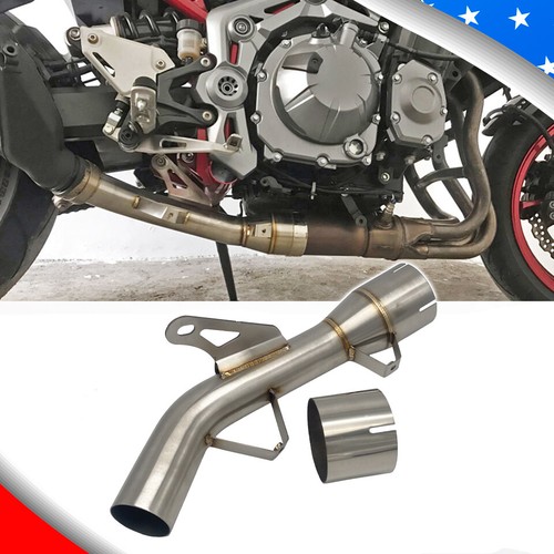 Modified System Exhaust Connect Tube Mid Link Pipe For Kawasaki Z900