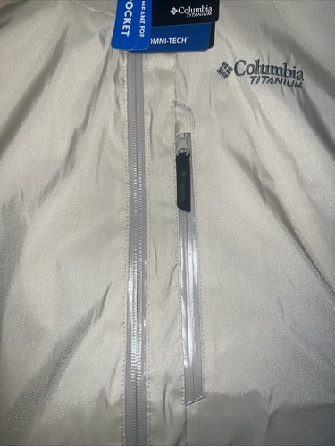 COLUMBIA Mount Bindo III Insulated Omni-tech Titanium Jacket Women Sz 1X Cream - Picture 9 of 15