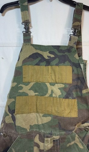 VTG SafTBack Camouflage Hunting Shooting Overalls Bib Pants Sz 34”W 28” Inseam - Picture 2 of 18