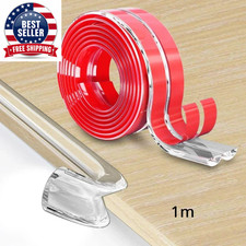 1/2/3M Table Edge Guard Furniture Corner Protector Strip Self Adhesive Transpare