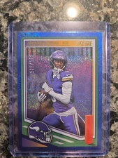 2025 Score - Jordan Addison #109 Numbered 328/399 Blue Dot Refractor Vikings