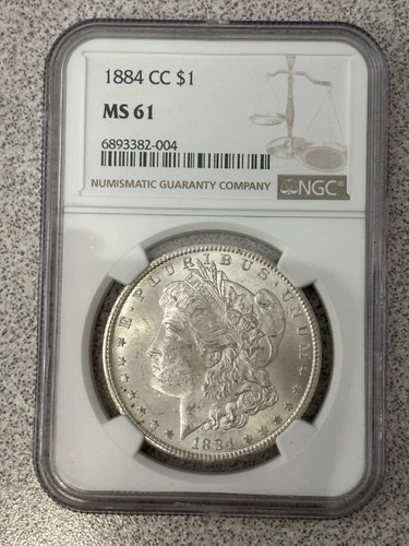 1884-CC Carson City Morgan Silver NGC MS61