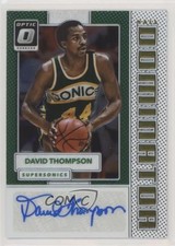 2017 Donruss Optic Hall Dominator Signatures 27/49 David Thompson Auto HOF 0ad