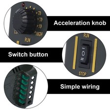 AAC Motor Speed Controller Speeds Regulator AC 220V With CW CCW Switch For