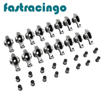 1.7 Ratio 7/16'' Stud Stainless Steel Roller Rocker Arms For Big Block Chevy 454
