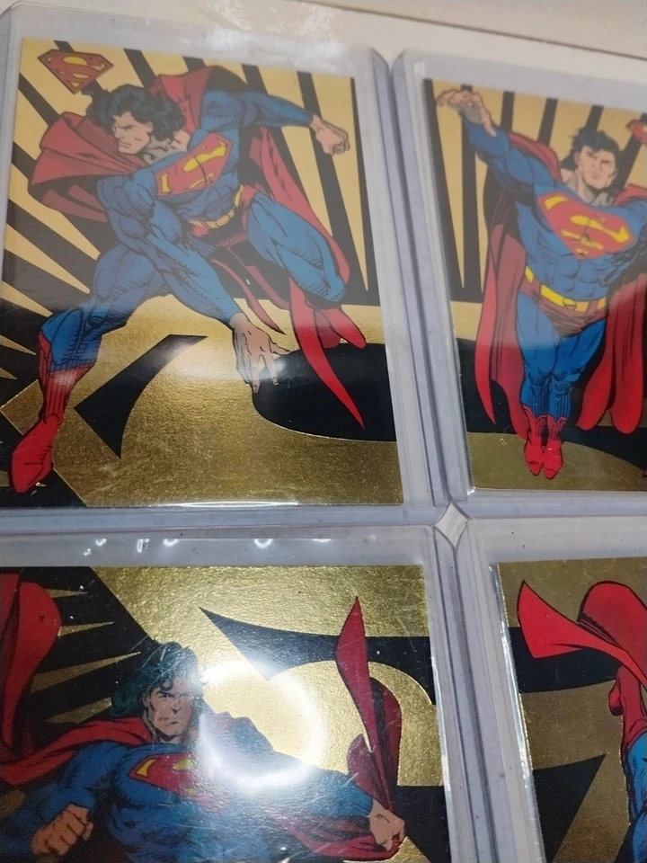 1993 The Return of Superman Complete Foil Set SP1-SP4 from SkyBox - Image 4 of 4