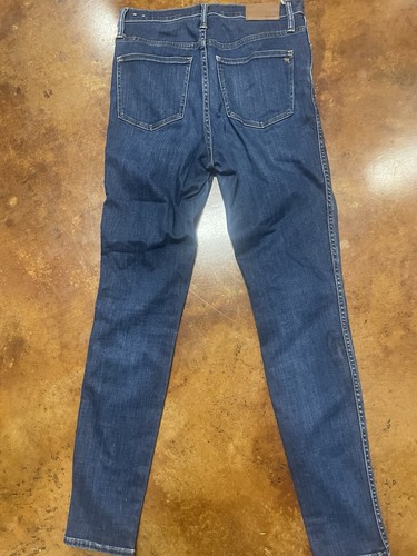 Jeans donna Madewell 10" vita alta skinny blu jeans Madewell taglia 29T - Foto 3 di 4