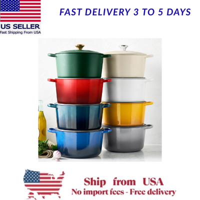 Le Creuset Enameled Cast Iron Signature Deep Round Oven, 6.5 qt. Provence 