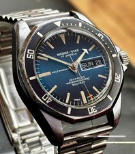 Vintage 70s Sicura Breitling Marine Star Automatic Divers Dive Watch