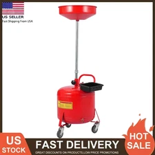 8 Gallon Waste Oil Drain Tank Portable Oil Drain Container Air Operated Drainer
