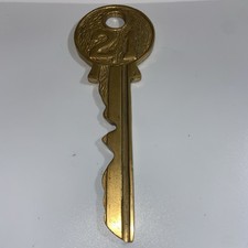 Large Brass 21 Key Solid Brass 9.75” Weighs 1 LB
