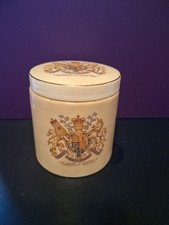 Vintage 1953 Frank Cooper Jar by Sandland Ware Hanley Staffordshire England 