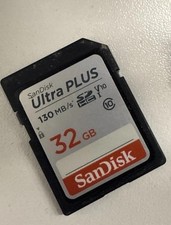 SanDisk Ultra 32GB Class 10 SDHC Memory Card - SDSDUNR-032G-GN6IN 
