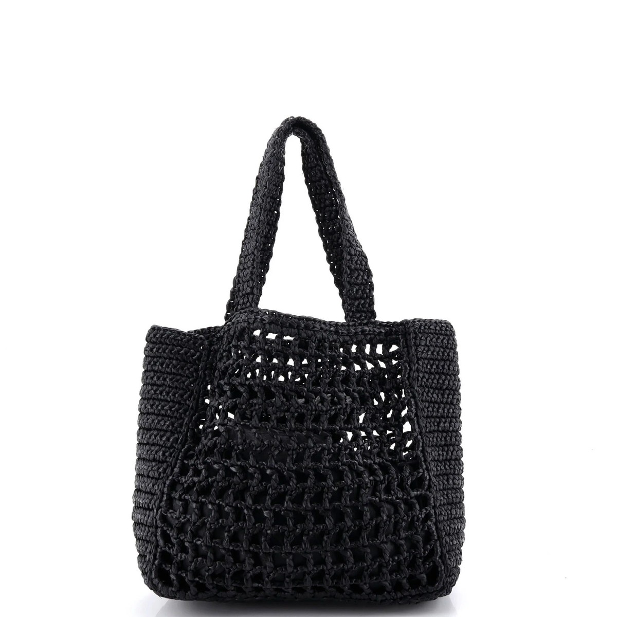 プラダラフィア Prada Logo Tote Raffia Small | eBay