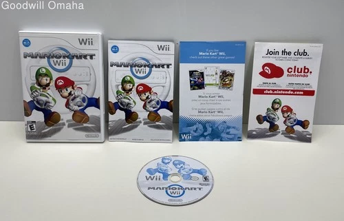 Nintendo Wii - Mario Kart Wii + Case , Manual & Inserts - Boot Tested