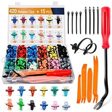 420Pcs Fender Moulding Clips Assortment 420 Pcs Mixed Size Clips 5 Removers