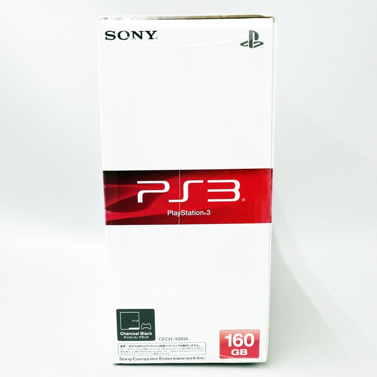 SONY PS3 PlayStation 3 CECH-3000A Charcoal Black Console 160GB