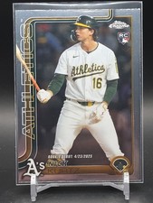 2025 Topps Chrome Update Series Nick Kurtz Rookie Debut Base Card-USC180 (RC)