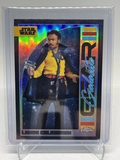 2024 Topps Chrome Star Wars Refractor Galactic Gear Lando Calrissian GG-15