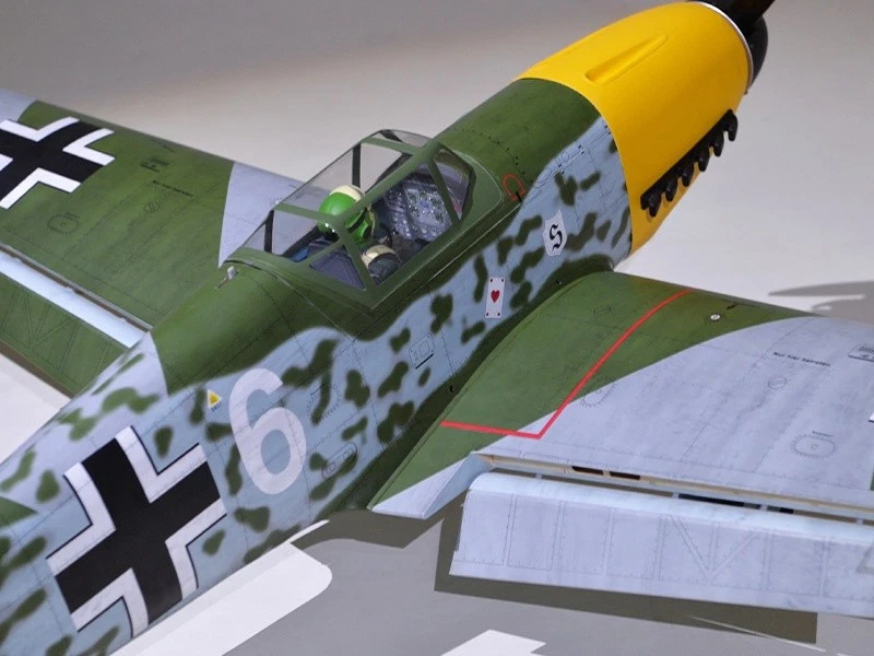 Phoenix Messerschmitt Bf 109 20-26CC GP/EP ARF - 182 cm - PH238 Warbird, Krieg - Bild 4 von 4