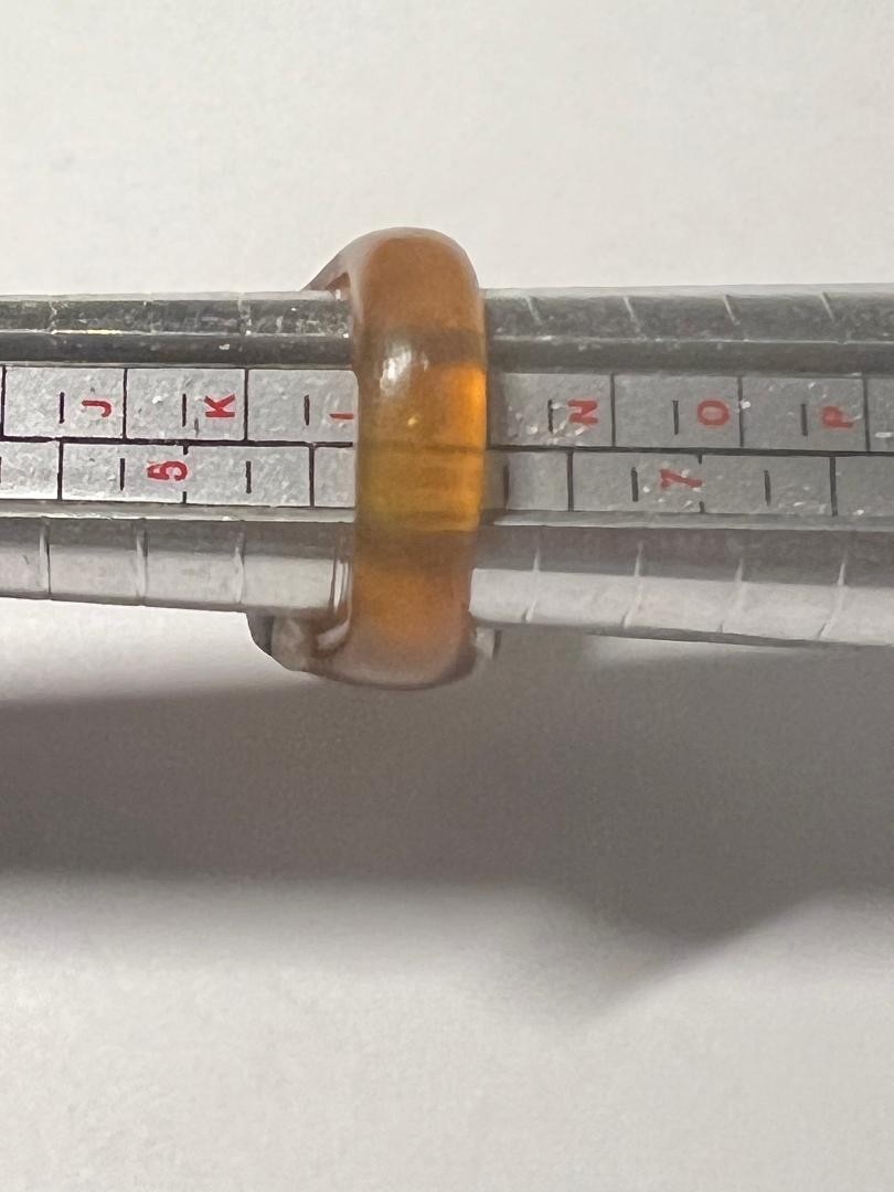 Handcrafted  Celluloid  Ring , Size 6 - image 6