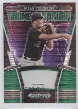 2020 Panini Prizm Draft Picks Thunderstruck Green Pulsar Milan Tolentino 0b3