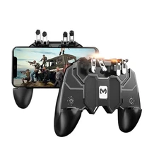 for Mobile Game Controller, [Upgrade] Phone Controller Gamepad with 6 Fingers...