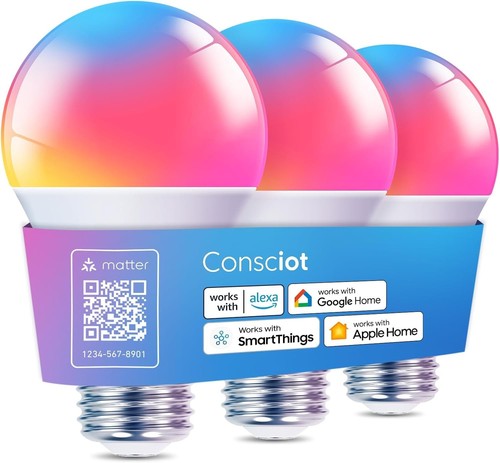Smart Light Bulbs, WiFi Bluetooth Color Changing LED Light Bulb, Music Sync, ...