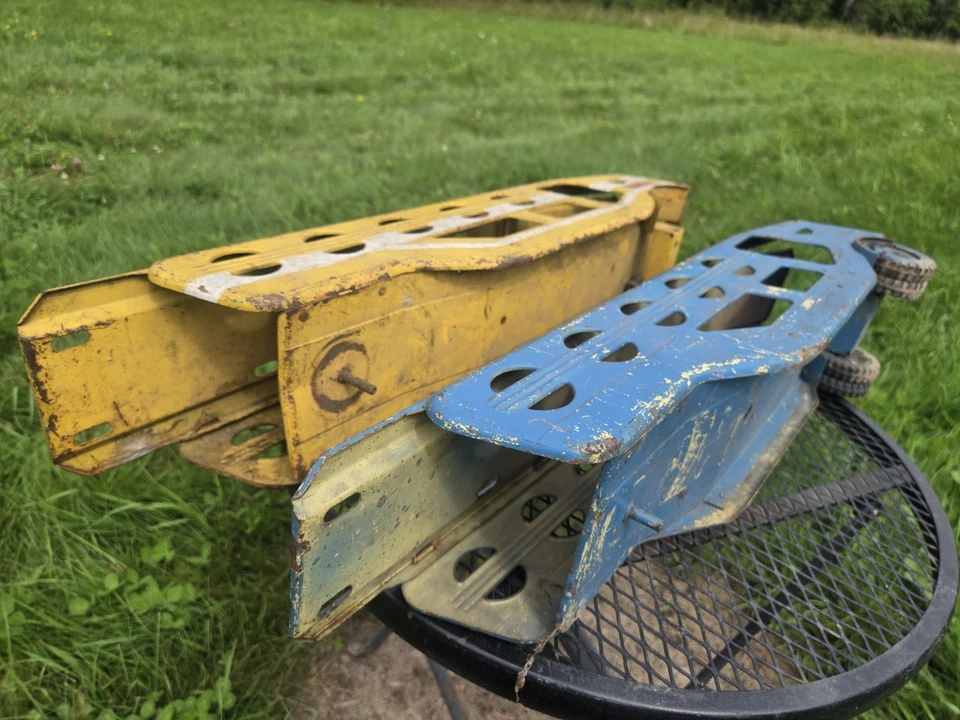 Vintage 1960's Tonka Truck Car Carrier Hauler Motor Transport For Restoration - Image 3 of 4