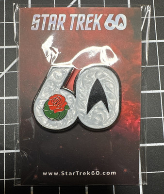 Star Trek 60th Anniversary PIN Tournament of Roses Press / Media Gift VERY RARE!