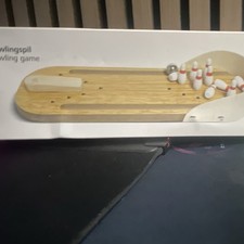 Personalised Bar Skittles Wooden Bowling Game Set