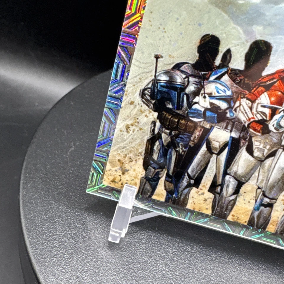 The Empire's Forces - 2023 Topps Chrome Star Wars Galaxy #57 Mojo Refractor /50 - Image 4 of 4