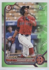 2022 Bowman Prospects Neon Green Border 95/399 Eduardo Lopez #BP-134 0c7d