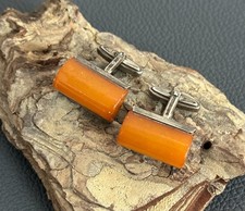 Art Deco Manschettenknöpfe mit Butterscotch ...