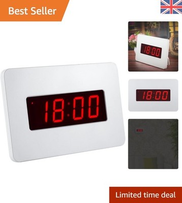 LED Digitale Wanduhr batteriebetrieben, ohne Stecker, nachts sichtbar, Wandm...