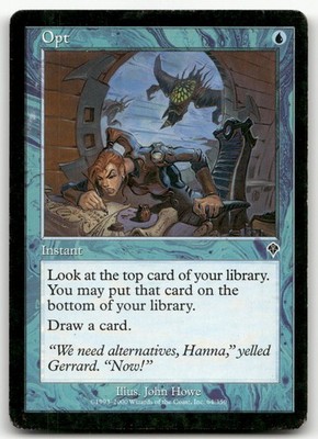 Opt #64 (HP) Invasion INV Magic MTG